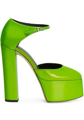 Giuseppe Zanotti Bebe platform pumps - Green