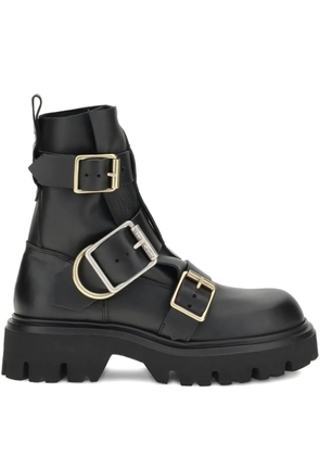 Vivienne Westwood Empire buckle-straps boots - Black