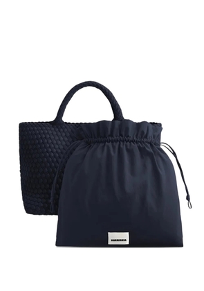 MARREA woven tote bag - Blue