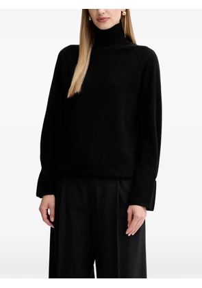 FRACOMINA roll-neck wool sweater - Black
