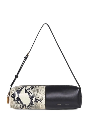 KHAITE python-print adjustable shoulder bag - Black