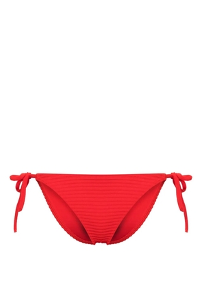 Calvin Klein ribbed-knit bikini bottoms - Red