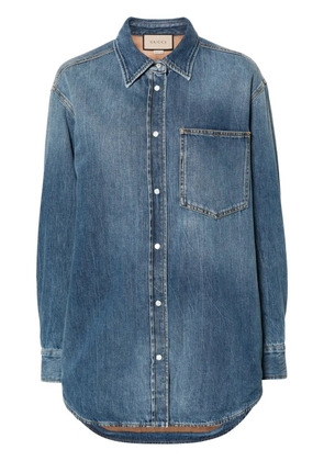 Gucci Interlocking G denim jacket - Blue