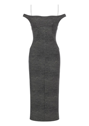 Philosophy Di Lorenzo Serafini off-shoulder midi dress - Grey