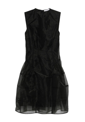 Cecilie Bahnsen crew-neck mini dress - Black