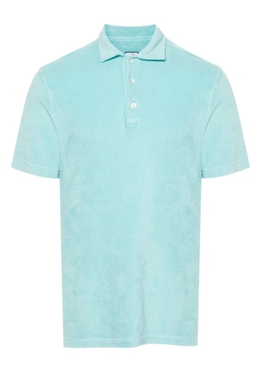 Fedeli Mondial terry-cloth polo shirt - Blue