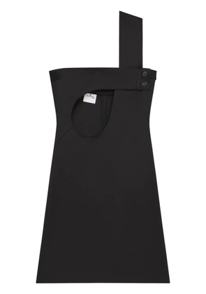 Courrèges cut-out mini dress - Black