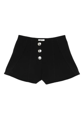 SANDRO press-stud-fastening shorts - Black