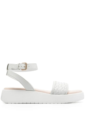 Bugatti 45mm Kya interwoven leather sandals - White