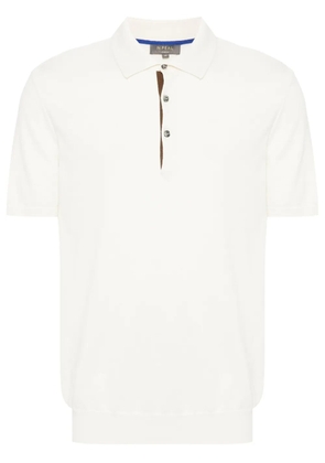 N.Peal Polzeath cotton-cashmere polo shirt - Neutrals