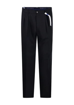 Santaniello pleated-front trousers - Black
