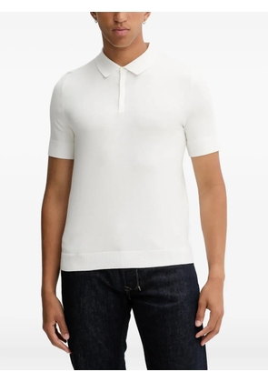 HUGO logo-detail polo shirt - White
