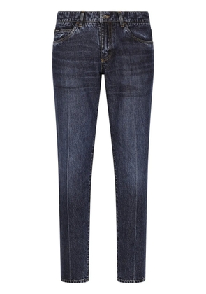Dolce & Gabbana mid-rise slim-cut jeans - Blue