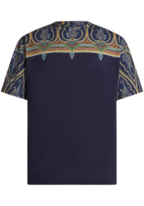 ETRO paisley-print T-shirt - Blue