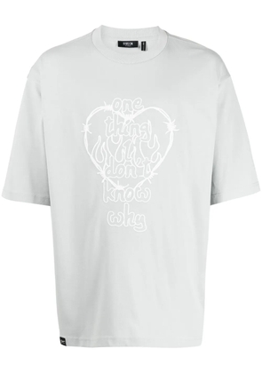 FIVE CM graphic-print cotton T-shirt - Blue