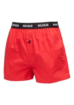 HUGO logo-waistband boxers (pack of three) - Blue