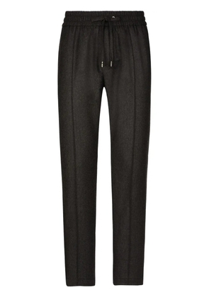 Dolce & Gabbana straight-leg wool track pants - Grey