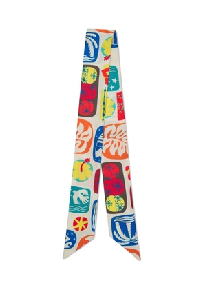 DSQUARED2 silk scarf - White