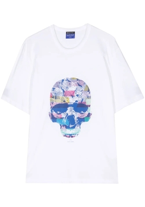 PS Paul Smith skull-print cotton T-shirt - White
