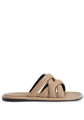 Giuseppe Zanotti Jacobseen leather sandals - Neutrals