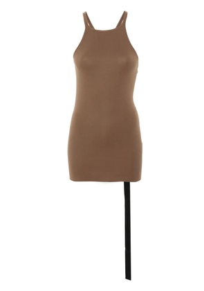 Rick Owens DRKSHDW racerback organic cotton tank top - Brown