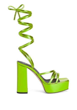 Giuseppe Zanotti Flavienne gladiator 120mm sandals - Green