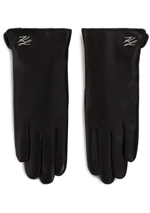 Karl Lagerfeld K/autograph gloves - Black