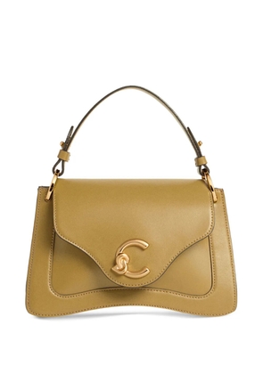 Coccinelle small C-Me logo-appliqué shoulder bag - Green