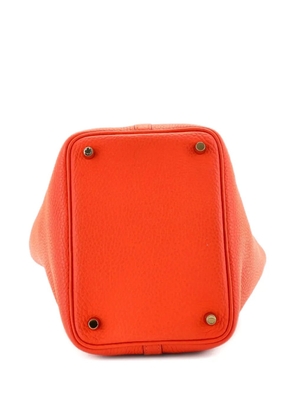 Hermès Pre-Owned Picotin Lock Bag Clemence PM bucket bag - Orange