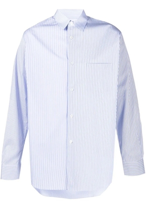 Comme Des Garçons Shirt Forever multi-stripe shirt - Blue