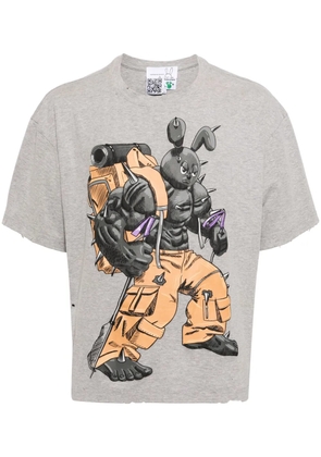 Natasha Zinko Camping Bunny T-shirt - Grey