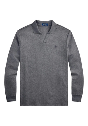 Polo Ralph Lauren cotton long-sleeve polo shirt - Grey