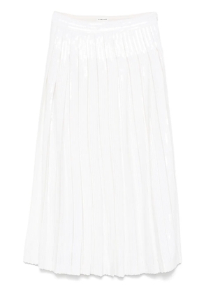 P.A.R.O.S.H. Godot maxi skirt - White