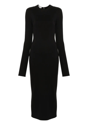 ALESSANDRO VIGILANTE cut-out midi dress - Black