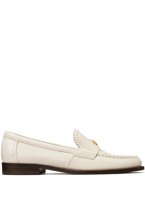 Tory Burch Classic leather loafers - White