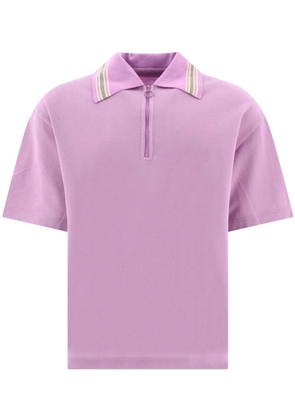 KAPITAL zipped polo shirt - Purple