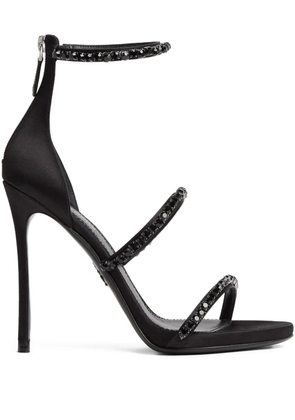 DSQUARED2 Straps Strass sandals - Black