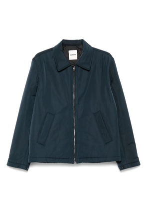 SANDRO zip-up bomber jacket - Blue