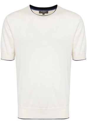 N.Peal Newquay fine-knit T-shirt - Neutrals