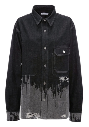 JW Anderson studded denim shirt - Grey