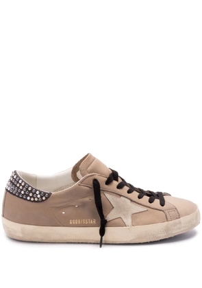 Golden Goose Rhinestone-embellished trainers - Neutrals