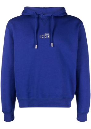 DSQUARED2 Mini Icon cotton hoodie - Blue