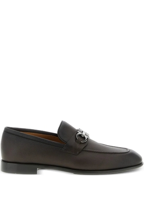 Ferragamo Gancini leather loafers - Brown