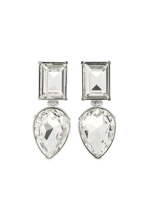 Alexander McQueen crystal-embellished earrings - Silver