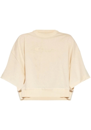 Rick Owens X Champion Tommy cropped sweatshirt - Neutrals