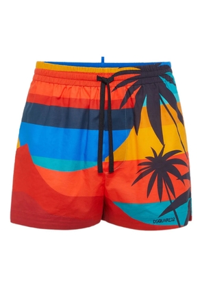 DSQUARED2 Summer Lovers Sunset shorts