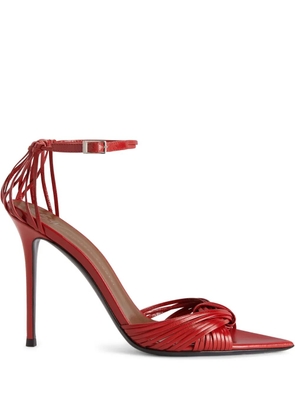 Giuseppe Zanotti 105mm Intriigo Knot sandals - Red