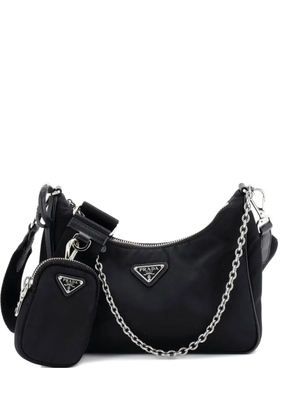 Prada Pre-Owned Re-Edition 2005 Shoulder Bag Tessuto Small crossbody bag - Black