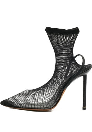 Pre-Owned Alexander Wang Caden knit slingback boots - Black