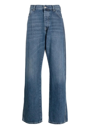 Alexander McQueen wide-leg panelled jeans - Blue